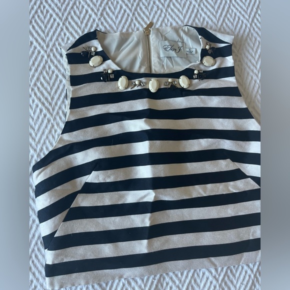 vintage inspired striped top - Picture 1 of 2